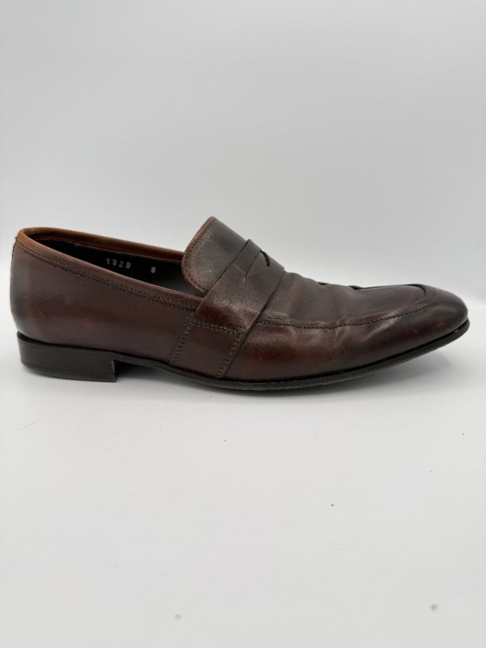 To Boot New York Adam Derrick Brown Leather Loafers Classic Academia 8